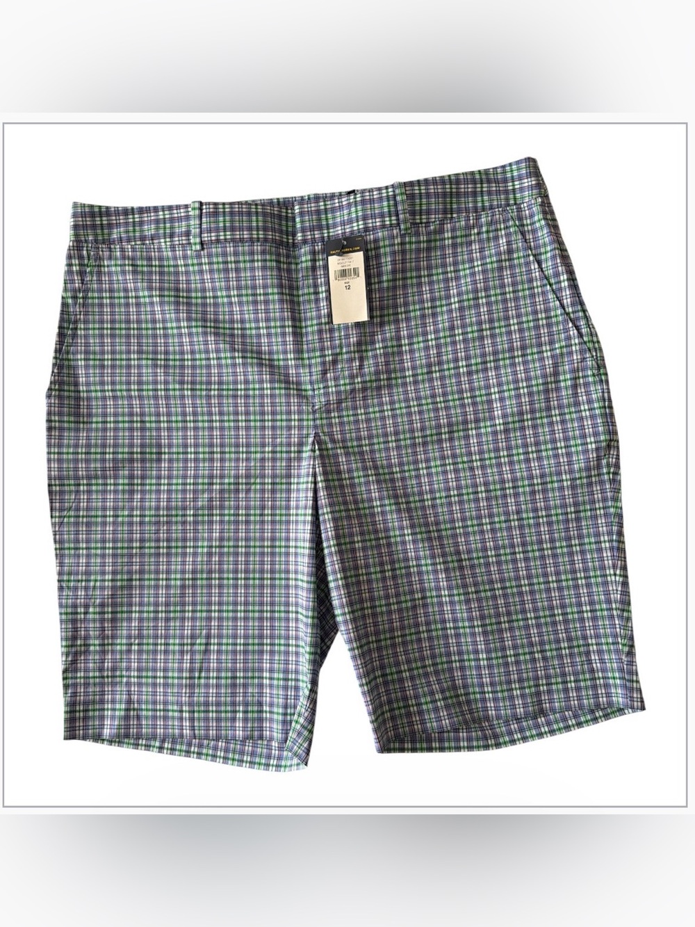 Polo Golf Ralph Lauren Plaid Shorts – Size 12 – NWT